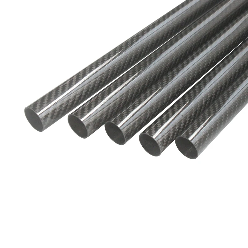 Manufacturer large diameter wholesale 3k twill carbon fiber tube stable and suitable for bicycle frame