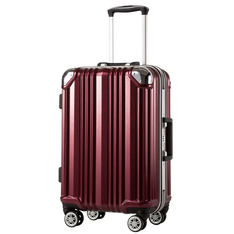 Роскошная ручная кладь с алюминиевой рамой TSA Lock- 100% шт. 20 дюймов 24 дюйма 28 дюймов
