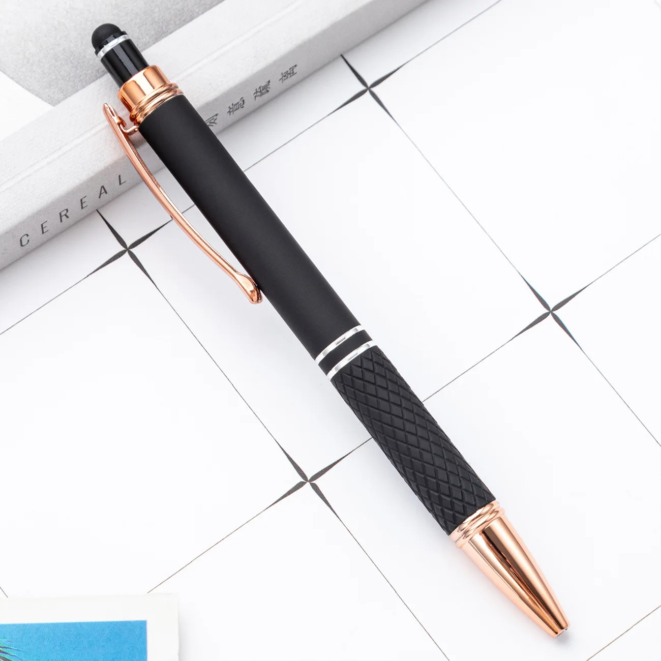 New Product press ballpoint pen custom logo manufacturers supply office stationery metal gift pen