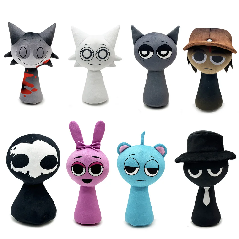 Junhui ZD7 Wholesale 30cm Sprunki Plush Sprunki Game Plush Sprunki Toys for Kids
