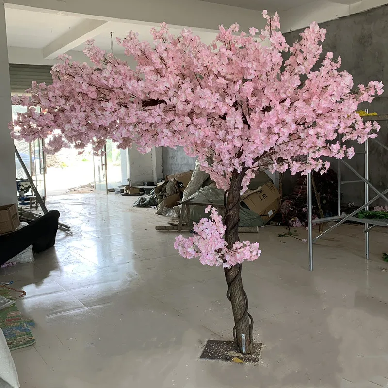 3M Height Customised large artifical flower trees cherry Blossom trees for outdoor wedding decoration