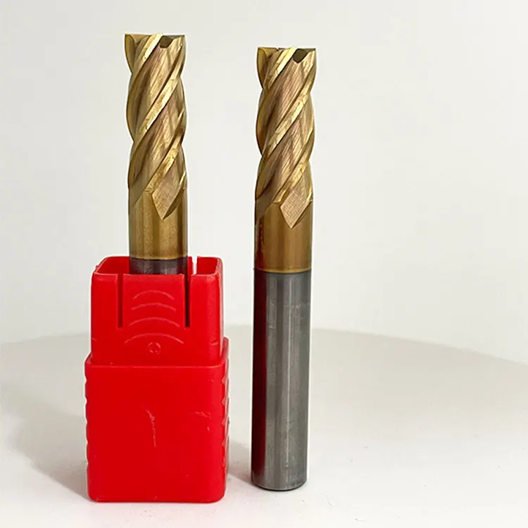 BKEA  D6*45*D6*150L HRC 55  4-Flutes End Mill Milling Cutter metal Machine Cnc Tools