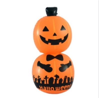 Factory on sale 6ft inflatable advertising pumpkin ghost model halloween inflatable outdoor decoration blow up with led lights