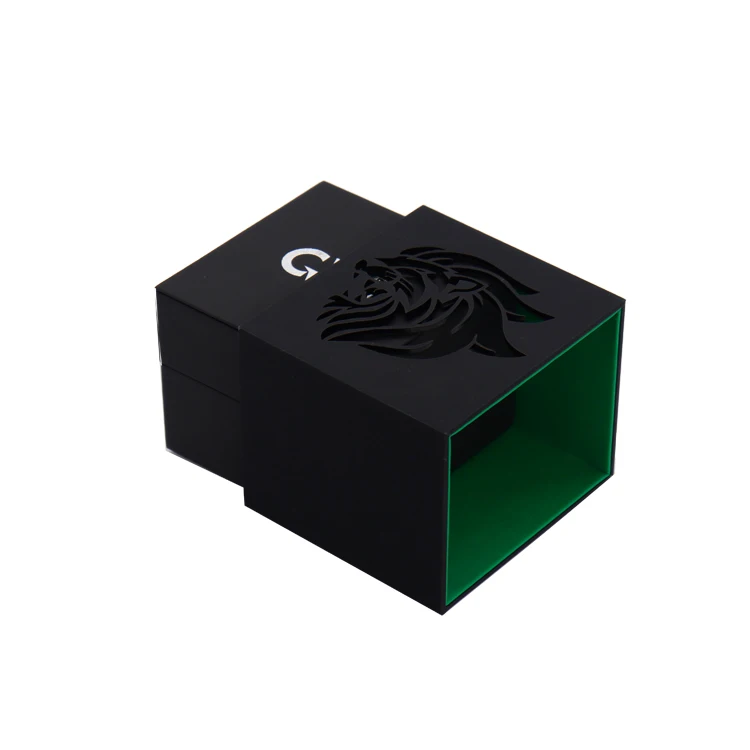 Lion head icon leather watch gift custom luxury jewelry watch box for men