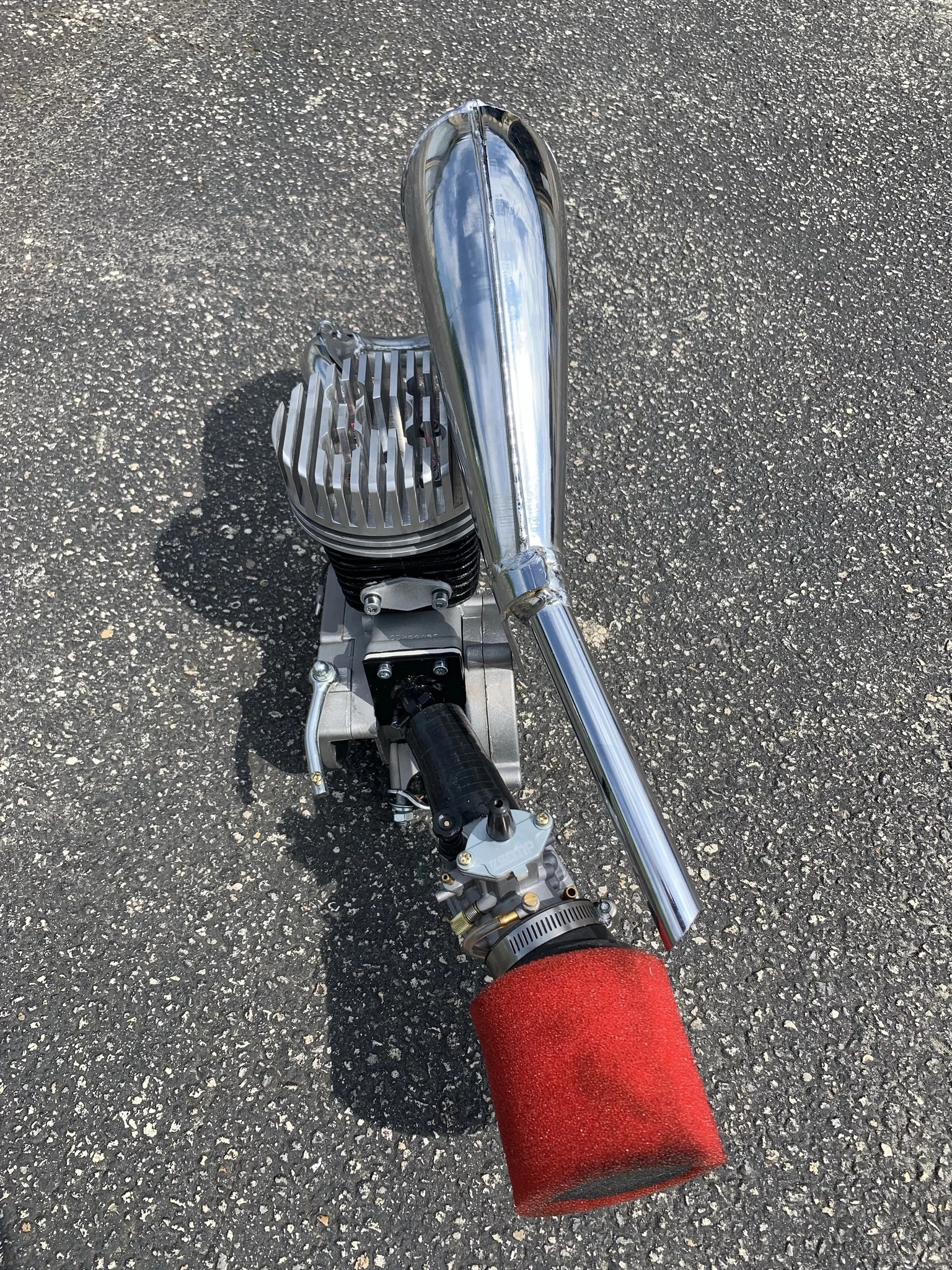 Reed valve engine kit