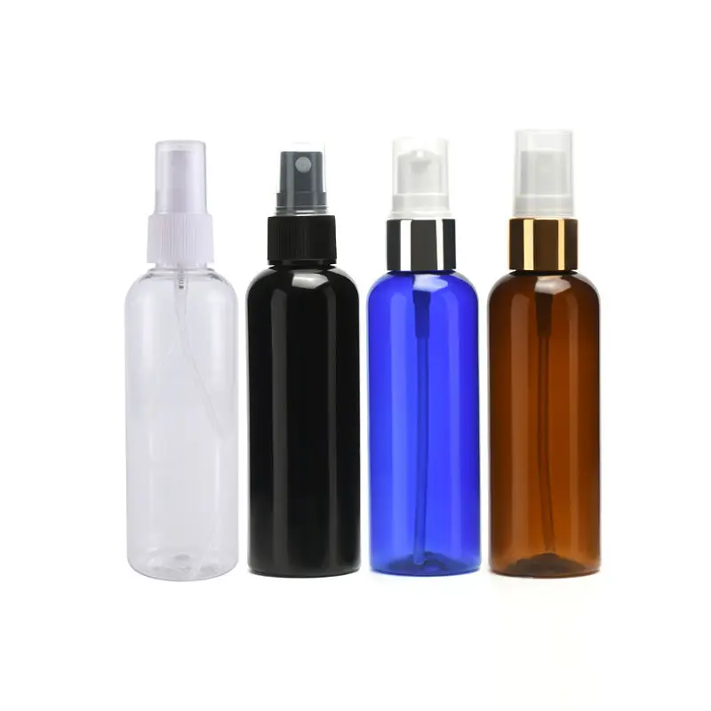 Empty Fine Mist PET 30ml 50ml 100ml 120ml 150ml 200ml 250ml 500ml Amber White Clear Plastic Spray Bottle For Cosmetic Packaging