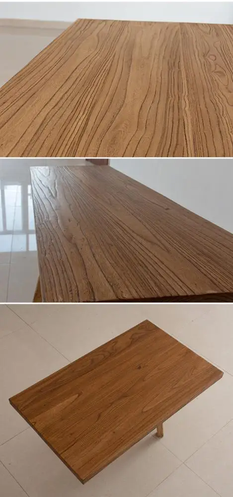 ODM/OEM Solid Wood Walnut Square Dining Table Top With Custom Shape