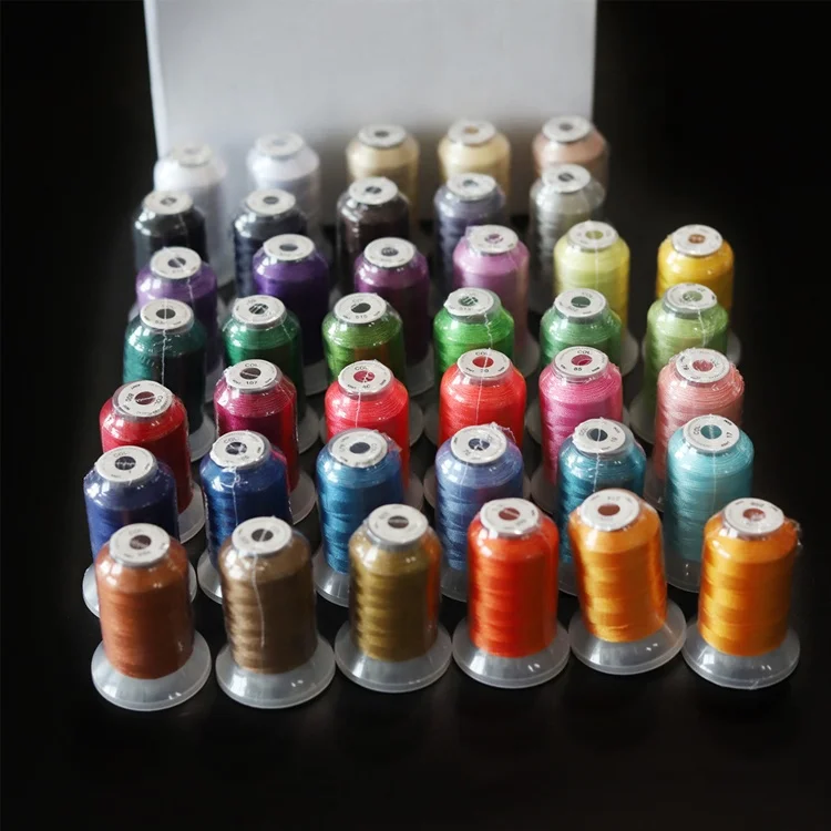 120D/2 High Tensile Strength 100% Polyester Embroidery Thread