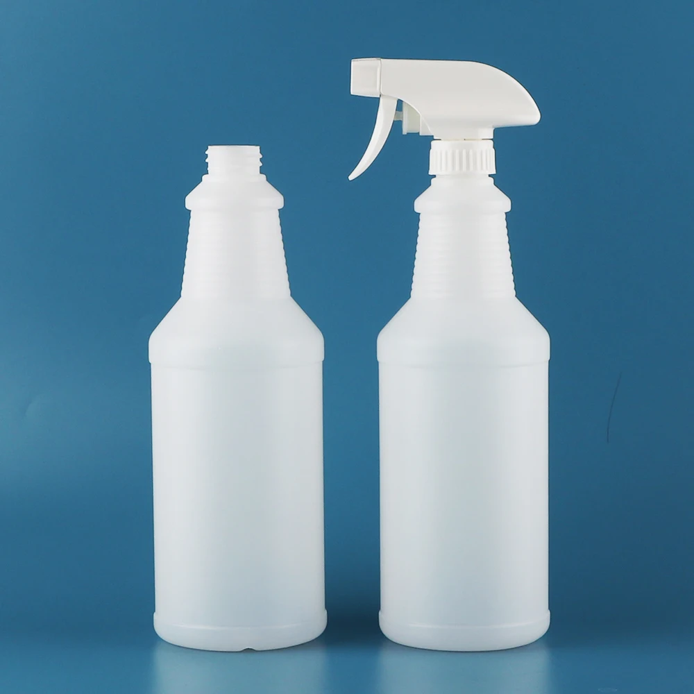 Wholesale Frosted HDPE 25oz Toilet Spray Bottle Brake Cleaner Spray Bottle Car Care Cleaning 750ml Empty Spray Bottle