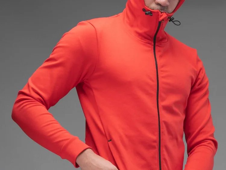 High performance jacket for men soft and stretchy athletes tech wear trail running tech jacket custom gym