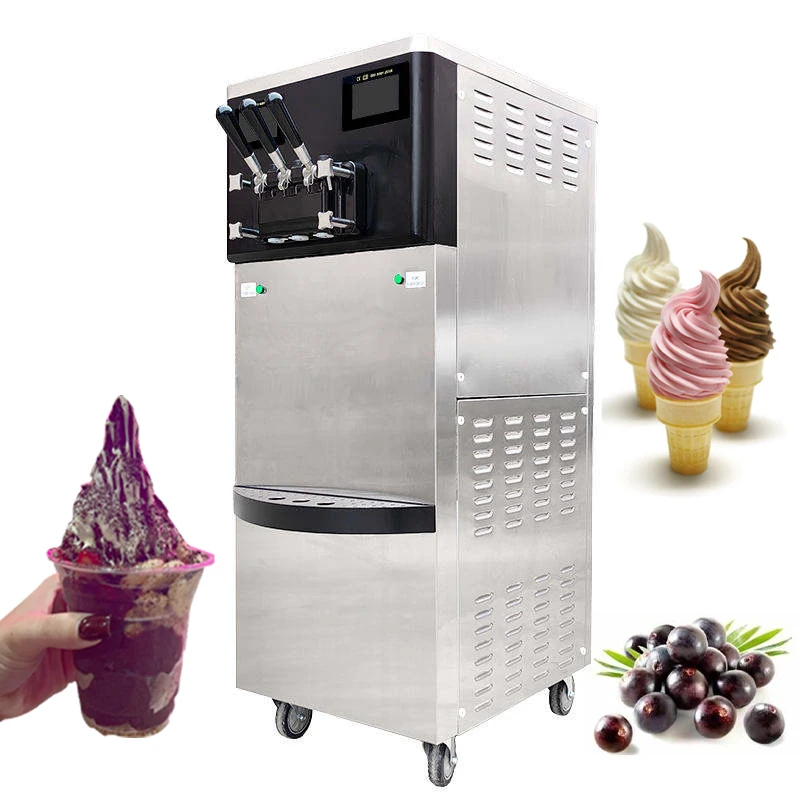 Stainless Steel Hot Sale Desktop Portable Soft Ice Cream Making Machine For Home