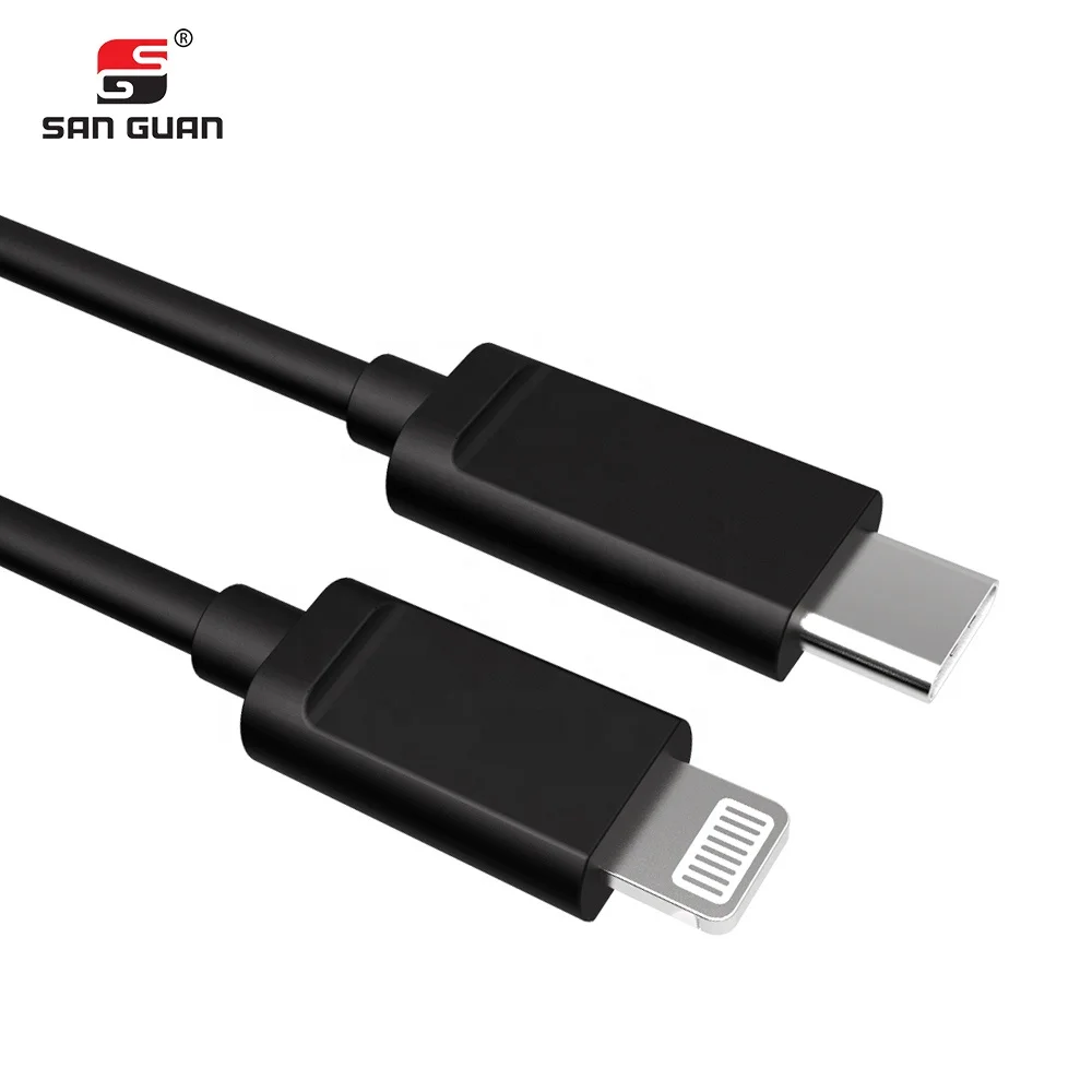 Лучшее качество Mfi USB кабель-Переходник USB C на кабель с разъемами Lightning (ТАМОЖНЯ абсолютно PD 30W быструю зарядку C94 чип для iPhone 12 мини iPad