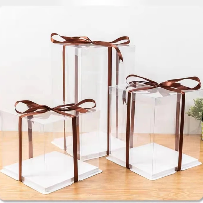 wholesale folding cake box foldable paper packaging cake package box cheap price cardboard boxes for 12 inch cake packaging