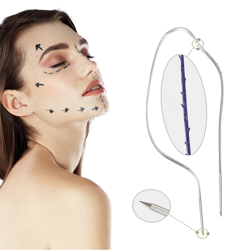 Beautlift Facial Wire PDO Cog Thread Lift PCL Double Long COG Barb