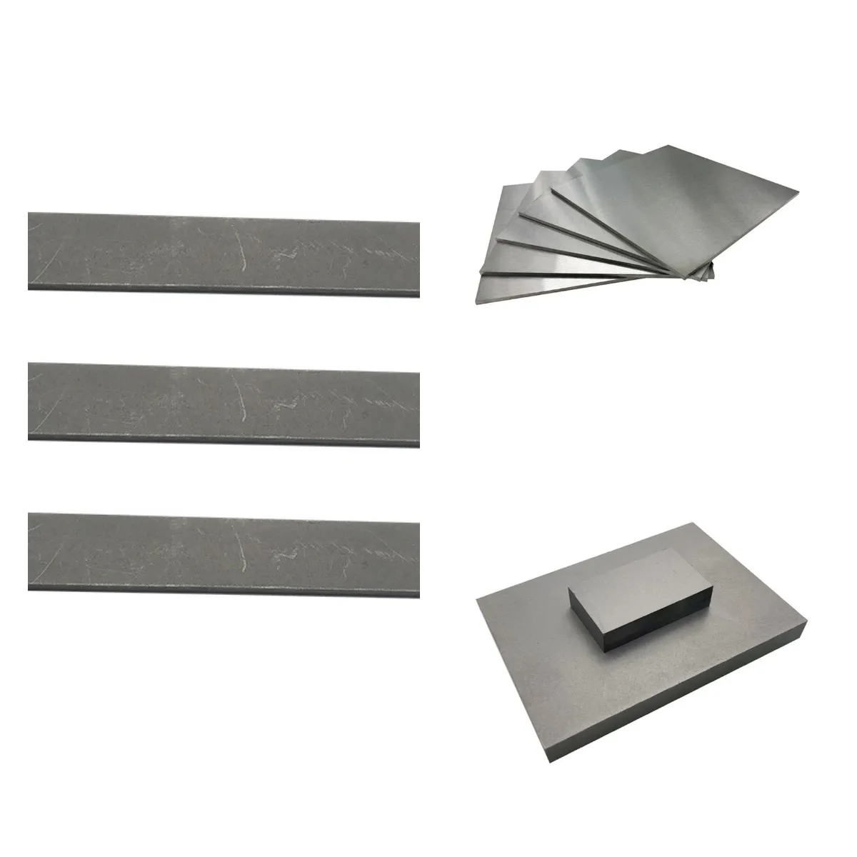 Customized High Wear Resistance YG8 Tungsten Carbide Plate  tungsten carbide long sheets, solid cemented tungsten carbide plates