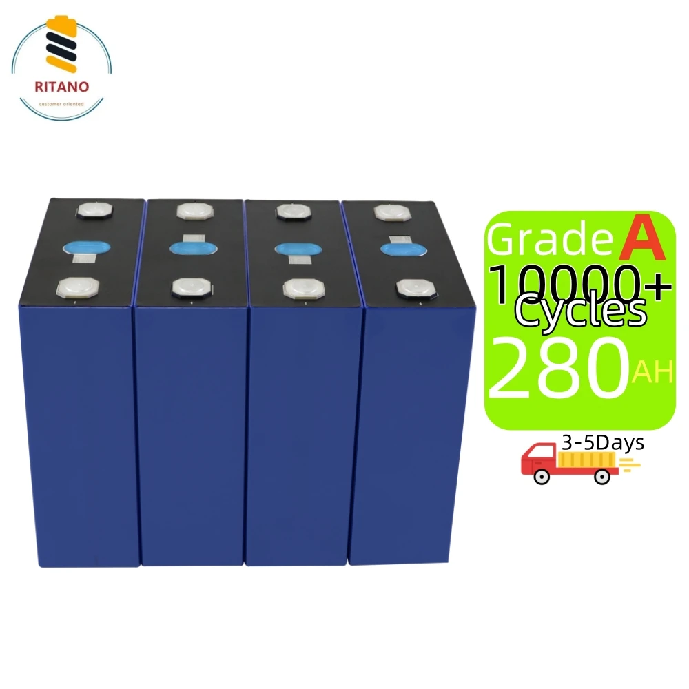 EU GRE Stock Ritano EV-E lf280k 3 2 v 304ah lifepo4 280ah батарея класса 10000 циклов Akku литиевая призматическая
