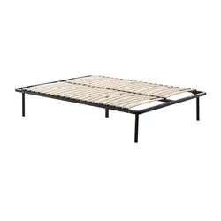 easy delivery knock down metal bed frame queen size
