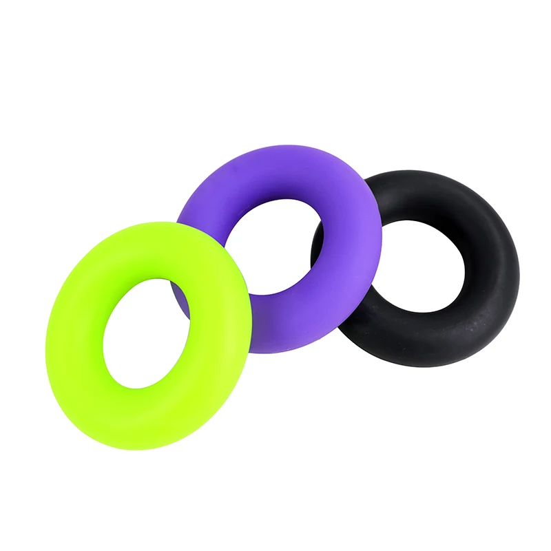 Libenli O Ring Silicone Colorful 20-70Lbs Resistance Strength Training Arm Finger Trainer Exerciser Sport Workout Hand Grip