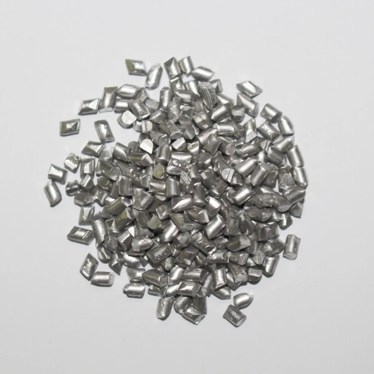 Steel-making deoxidizing 3-5MM wire-cutting aluminum particle sandblasting grinding aluminum block 99 price