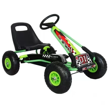 child go kart rubber tire four big fat tyre new fashion design kids model podal car