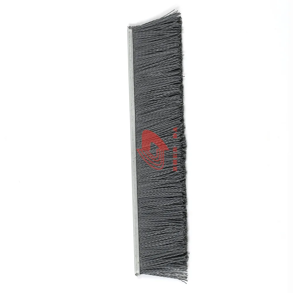 Multi-purpose Customized Plastic Base Strip Brush for Movable Doors and Windows Uses