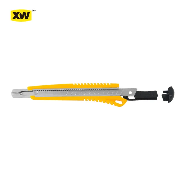 Auto lock  9mm blade plastic handle abs paper snap off knife