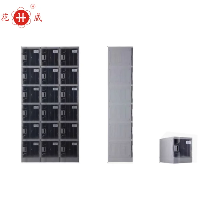 HuaWei easy assemble gym storage cabinets abs plastic locker storage lockers for school