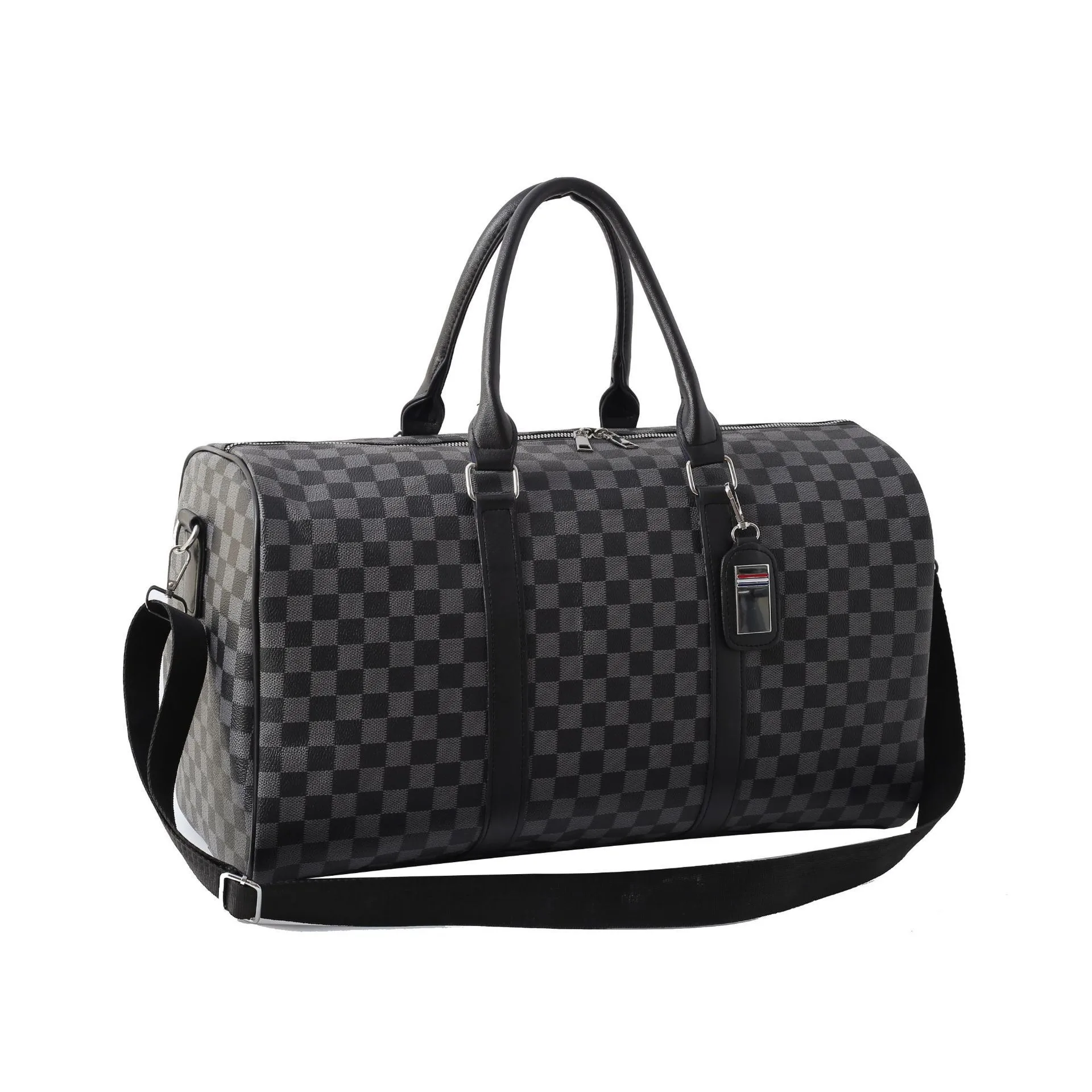 Wholesale Custom Designer Duffle Bag Unisex Waterproof Portable Polyester Gym Sport Travel Luggage Zipper Fashion Trending
