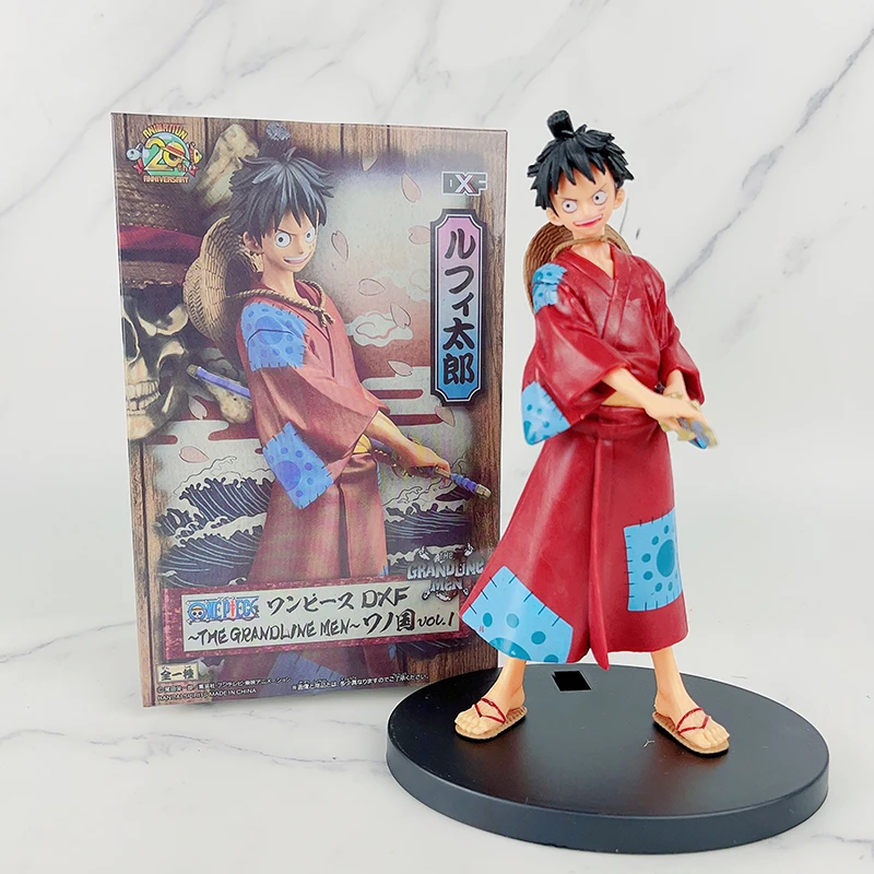 2023 оптовая продажа 4 вида стилей цельное кимоно DXF Luffy Luo Zoro Sanji Usopp украшение из ПВХ