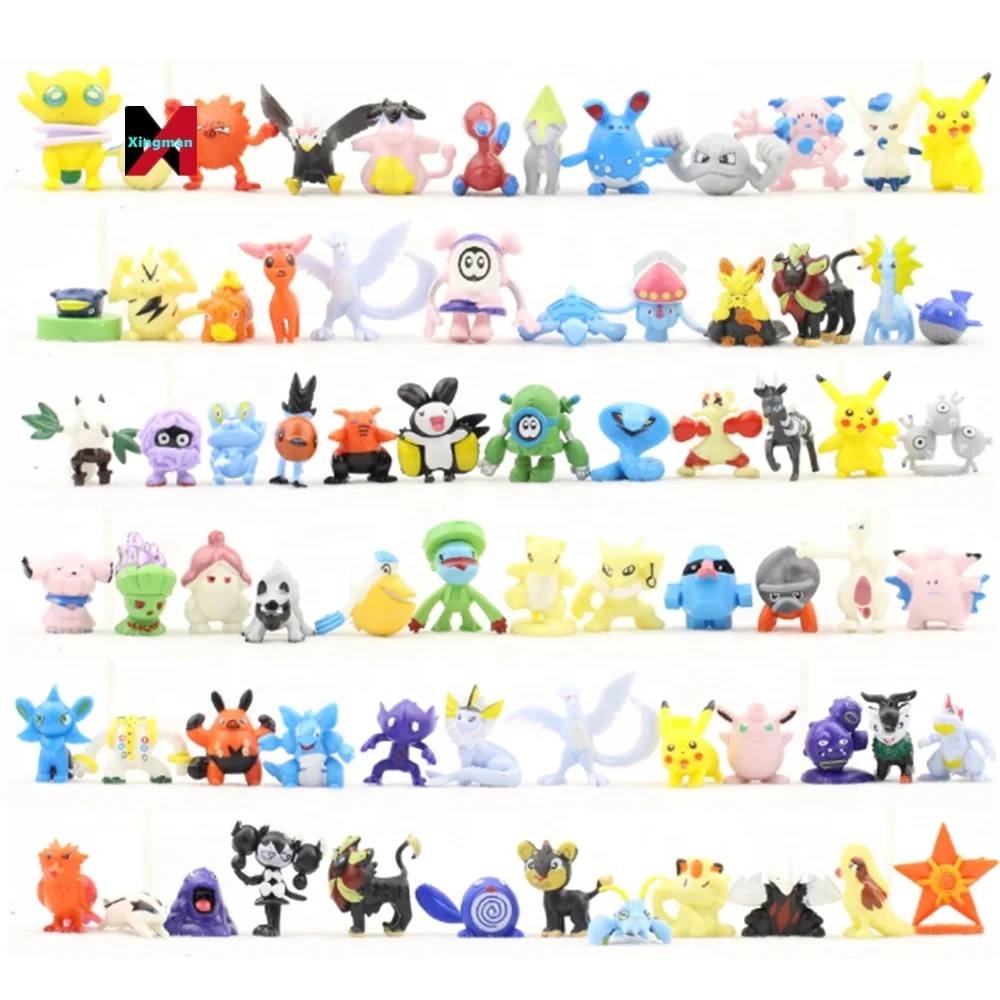 Trend 2024 Japanese Figures Juguetes Para Los Ninos Pokemoned Promotional Gift Items Mini Anime Action Figure