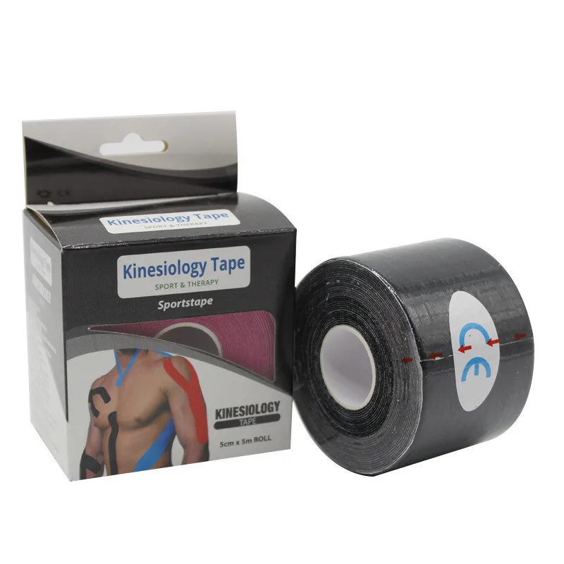 
Hot Sale Custom Printed Multicolor Kinesiology Sports Tape Waterproof Kinesiology Tape Muscle Sports Tape 