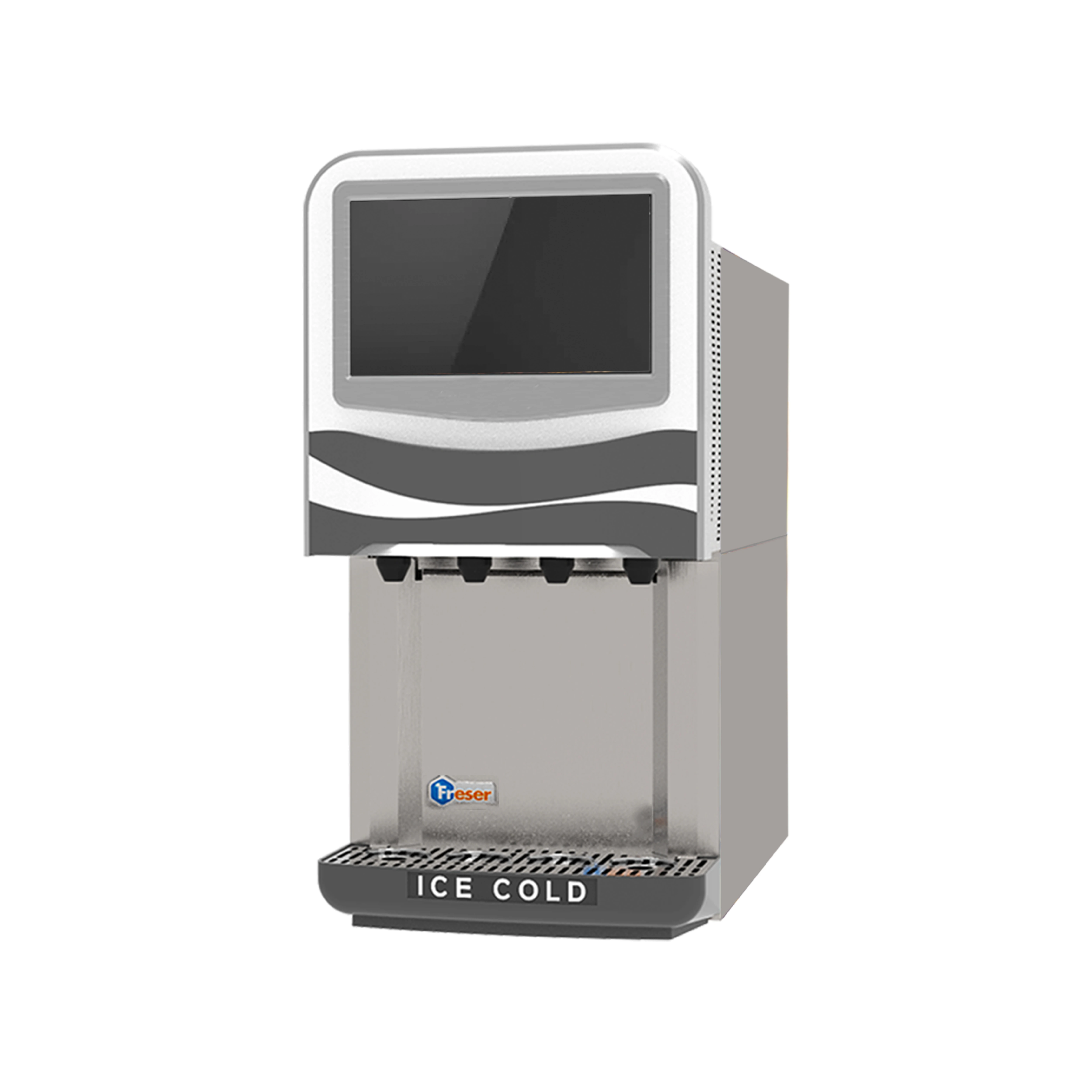 Summer Frozen Coke Dispenser Carbonated Cold Drink Fruit Juicer Post Mix Soda Fountain Machine