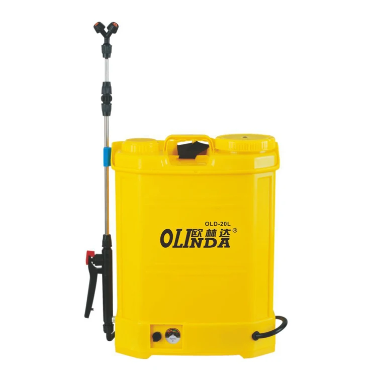 Plastic high pressure portable battery fruit tree orchard pesticide spray machine 16 liters electric agriculture sprayer