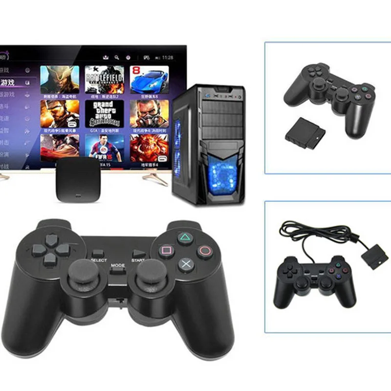 Wired PS2 Controller Gamepad for Sony PS2 Controller Joystick Vibration