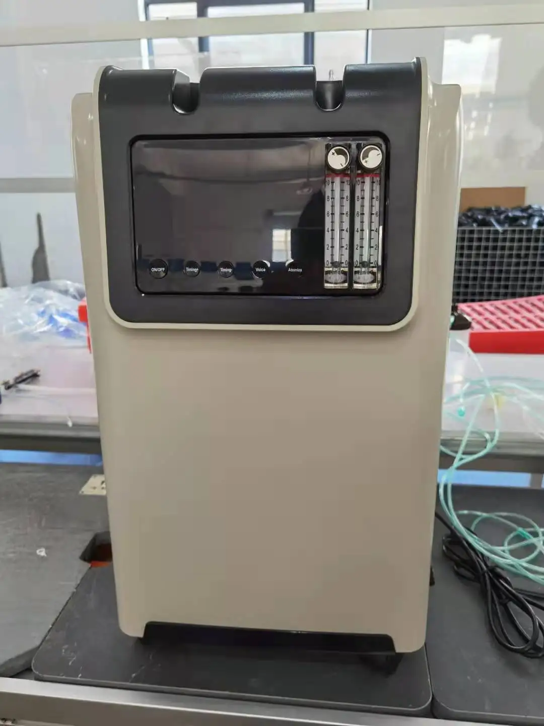 Dual flow 10l oxygen concentrator medical two outputs physical therapy