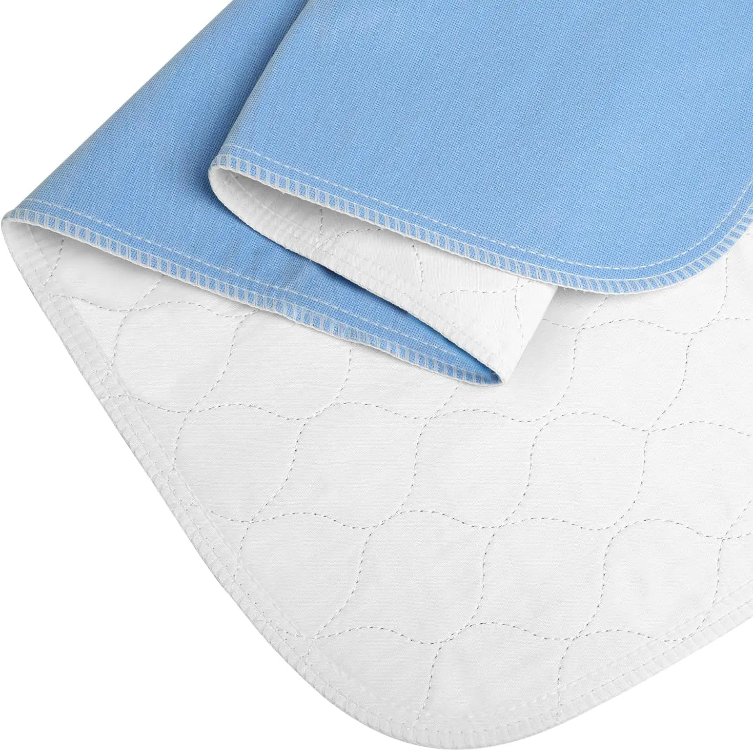 Customized 2 Pack Washable Heavy Absorbency Bed Pads Waterproof Sheet Incontinence Underpads