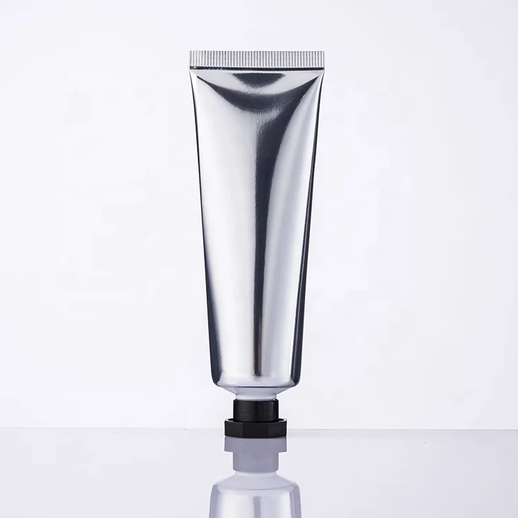 Luxury 50ml Fancy Stock Silver Skincare Cosmetic emballage de tube