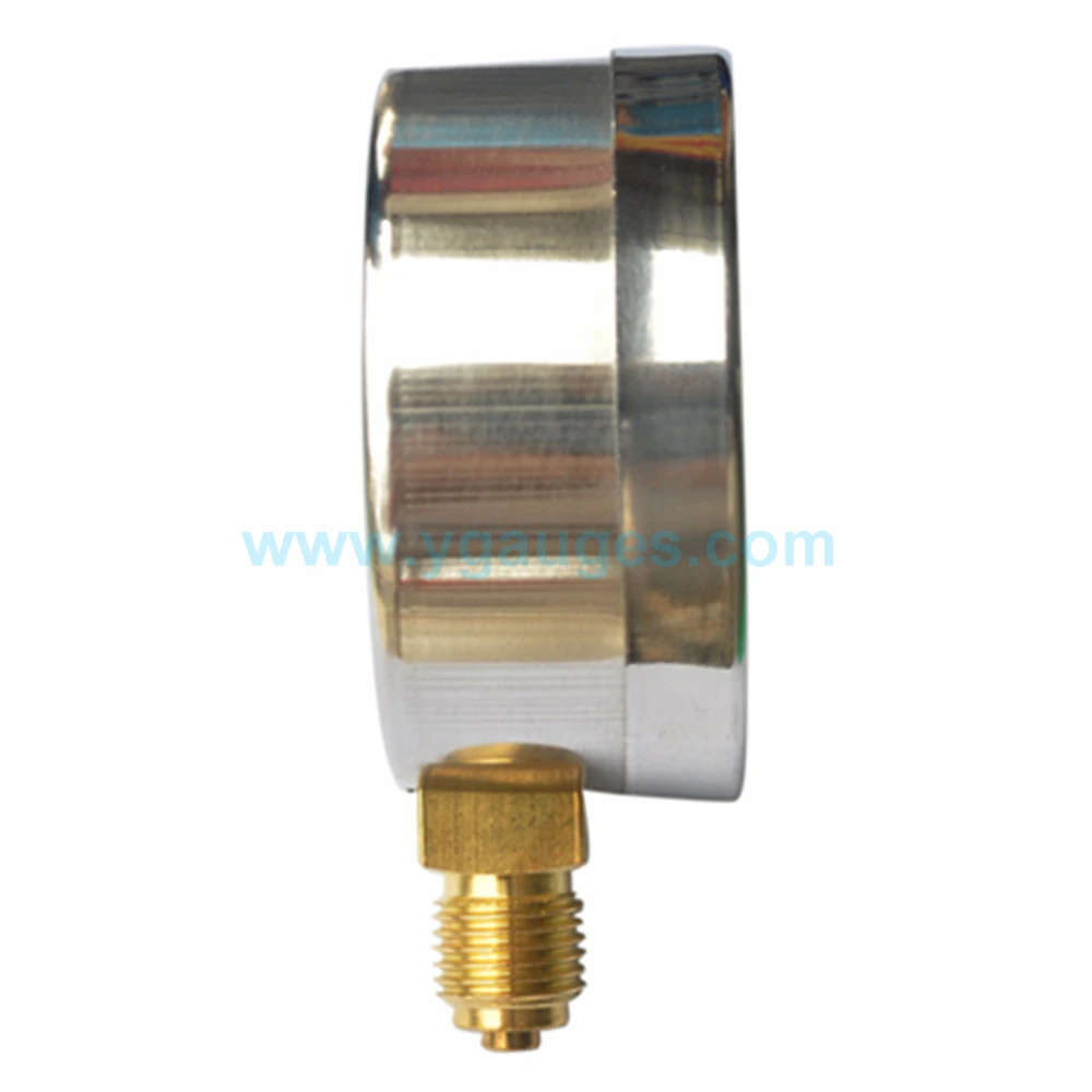 Wholesalers professional factory price stainless steel case water bourdon tube pressure gauge