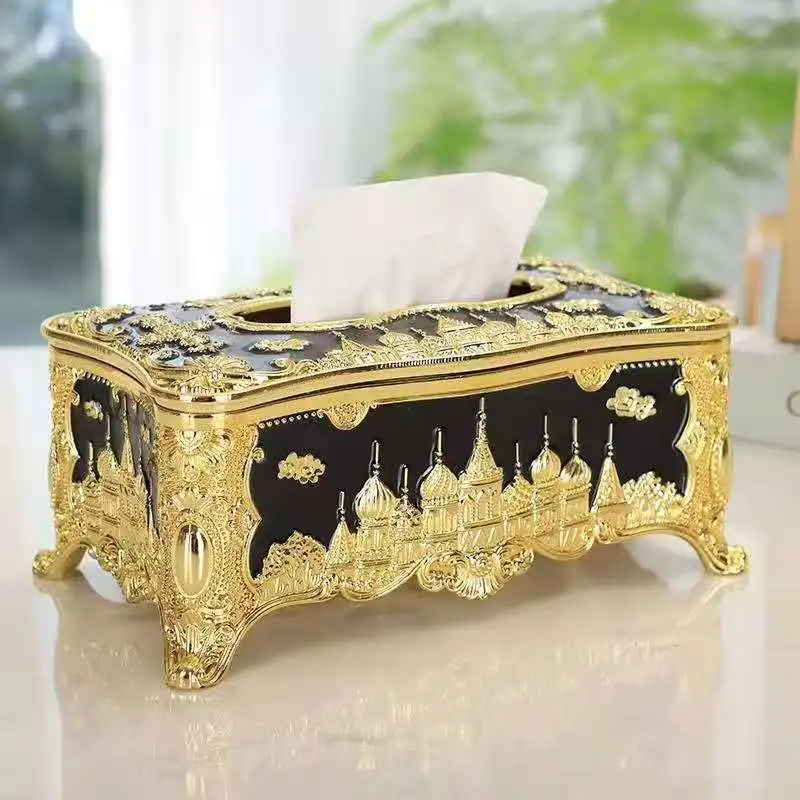 2022 Hot Sale Home Decoration Tissue Box Napkin Holder Plastic Bedroom Tissue Box For Dining Room Paper Box