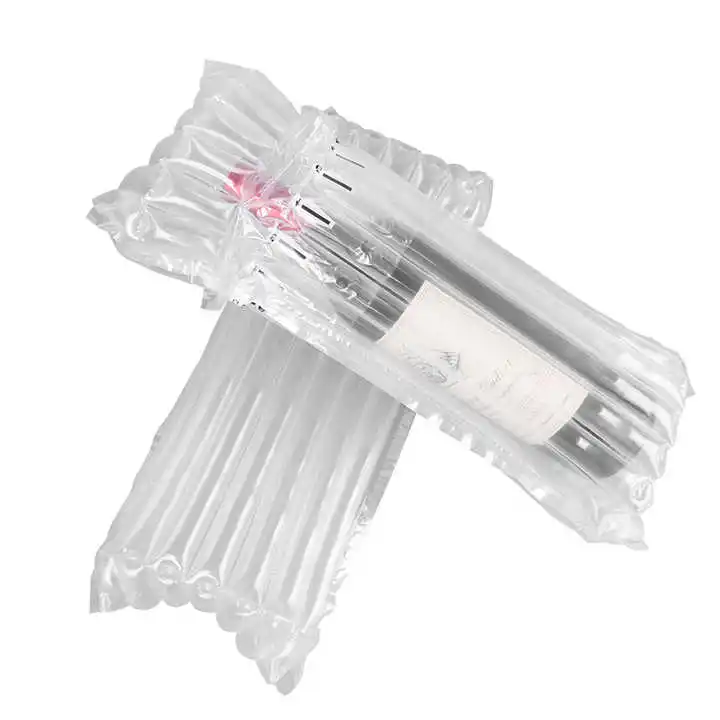 Shock Resistance Transport Protector Pe/pa Material Air Bubble Cushion Wrap Glass Bottle Air Column Packaging Bag