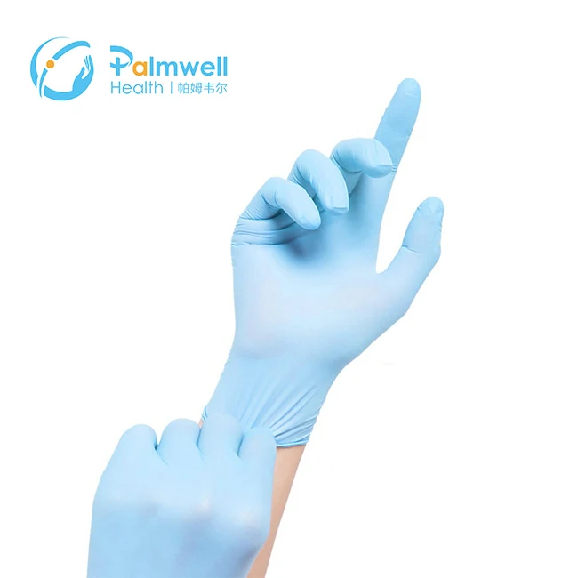Medical Powder Free Box Packing Disposable Nitrile Gloves Examination Ultr-Thin Nitrile Gloves
