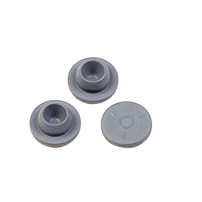 High quality standard  20mm 28mm butyl coated rubber stopper closures for glass tubular vials