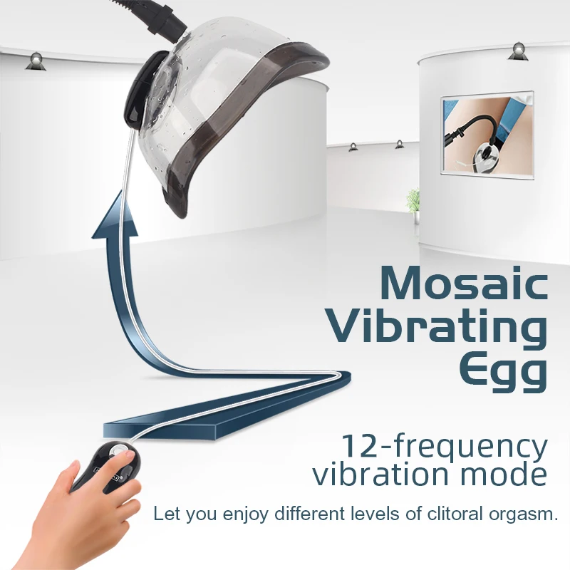 Breast Enhancement clitoris suction vibe Breast Large mosaic vibrating egg Vaccum Cup Suction Cupping Suction Therapy Device