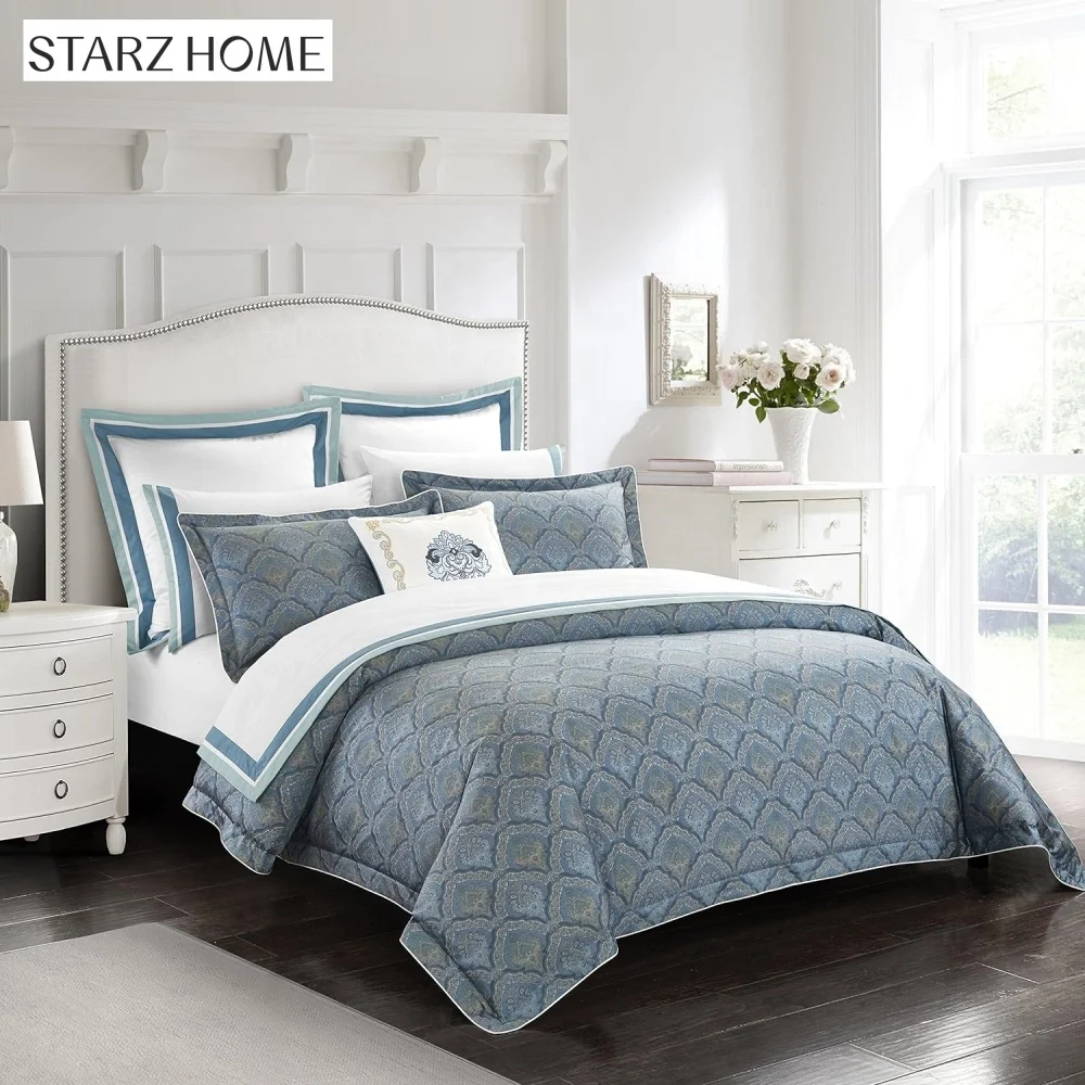 Queen Size Wholesale Pure cotton Bed Sheets King Size 4 Pieces Bedding Set Bed Sheet