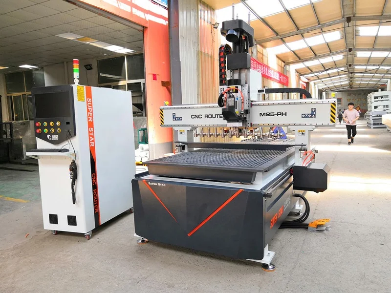 Jinan super star cnc cx 1325 atc маршрутизатор деревообрабатывающий станок фрезерный