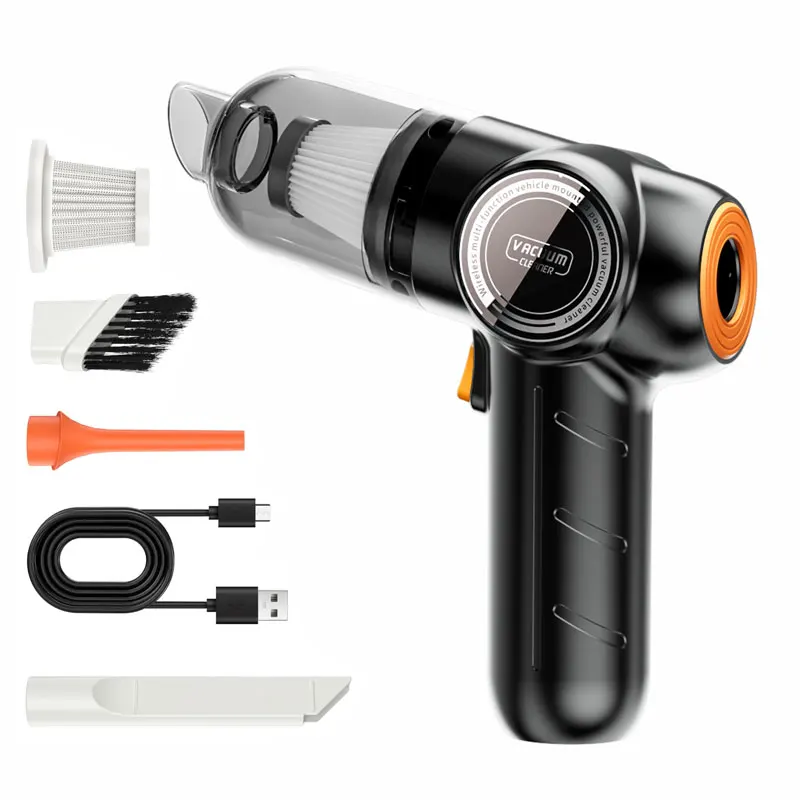 Car Vacuum Cleaner Auto Hand Vacuum 60W Portable Mini Cordless Vacuum Cleaner for Car Home Clean