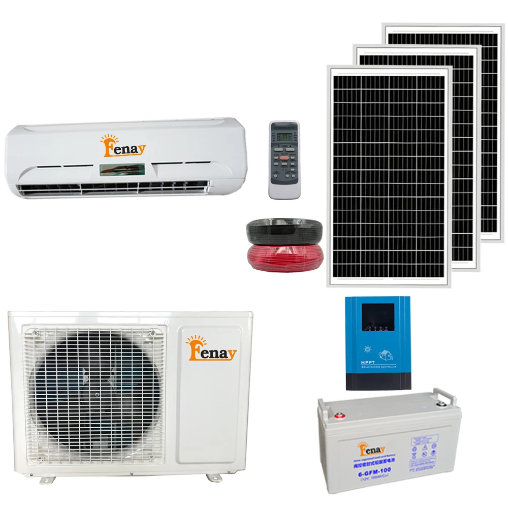9000 Btu 100% Солнечный Кондиционер переменного тока для домашнего использования экономия денег и энергии