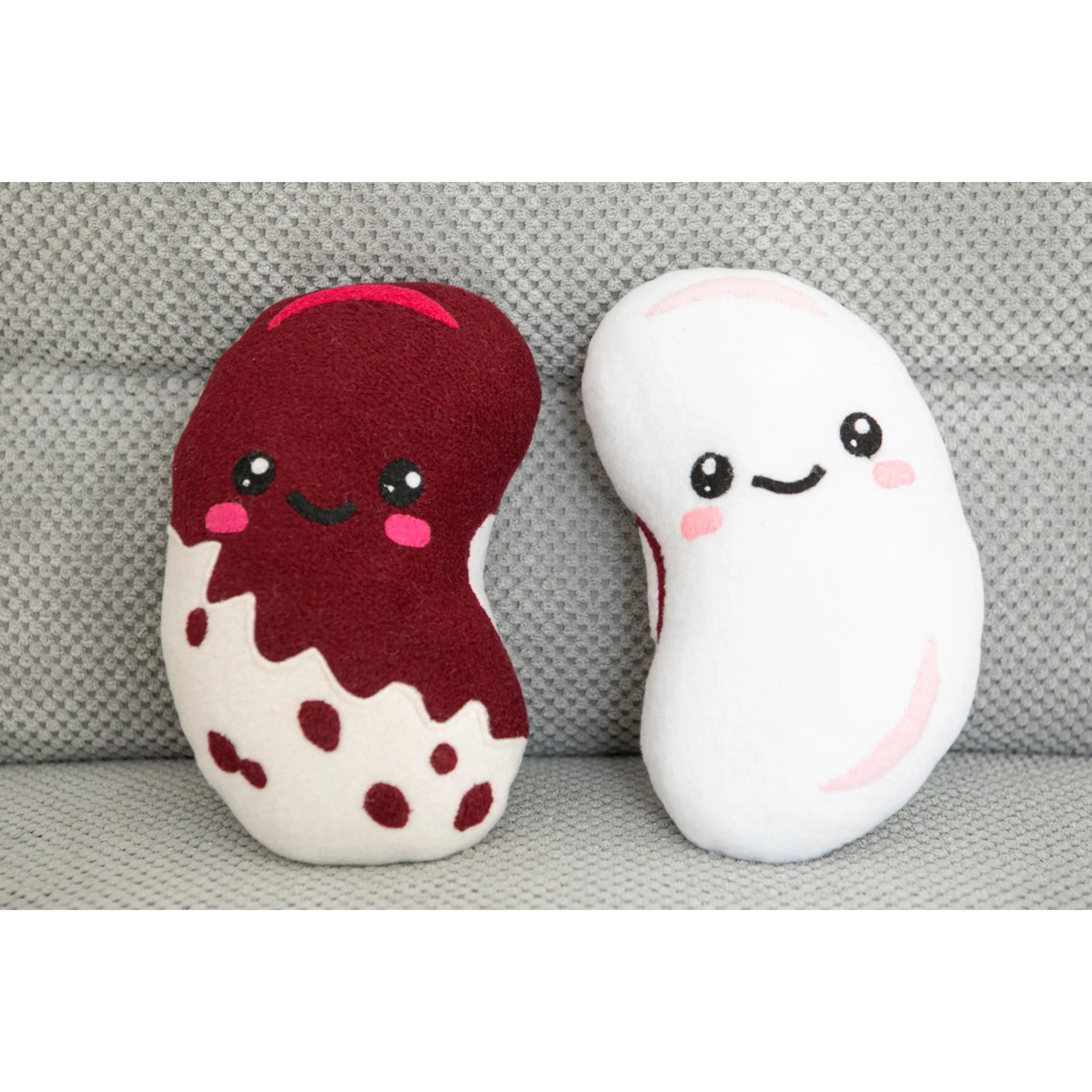 Фасоль милые плюшевые домашние тапочки с изображением фасоли plushie ручная работа мягкие