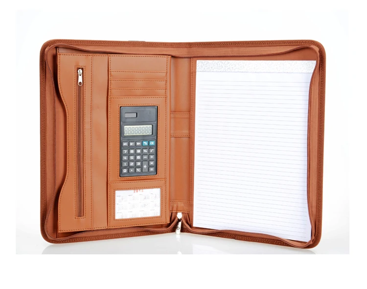 Patchwork A4 Leather Conference Folder Document Bag PU