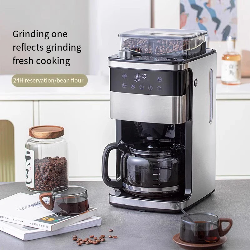 Commercial Household coffee machine Multi-function Coffee maker semi-automatic Espresso Machines With Grinder
